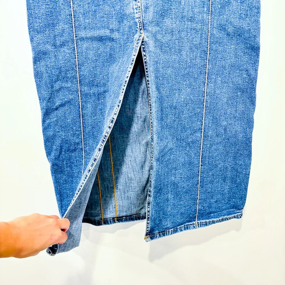 TOMMY HILFIGER Maxi denim skirt - Picture 8 of 10